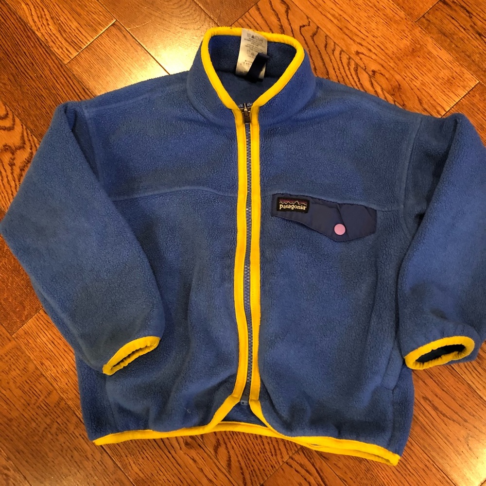 Kids XXS Patagonia blue zip fleece